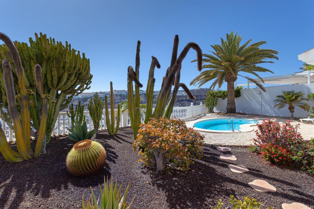 Mogán Stunning Villa With Breathtaking Ocean View מראה חיצוני תמונה