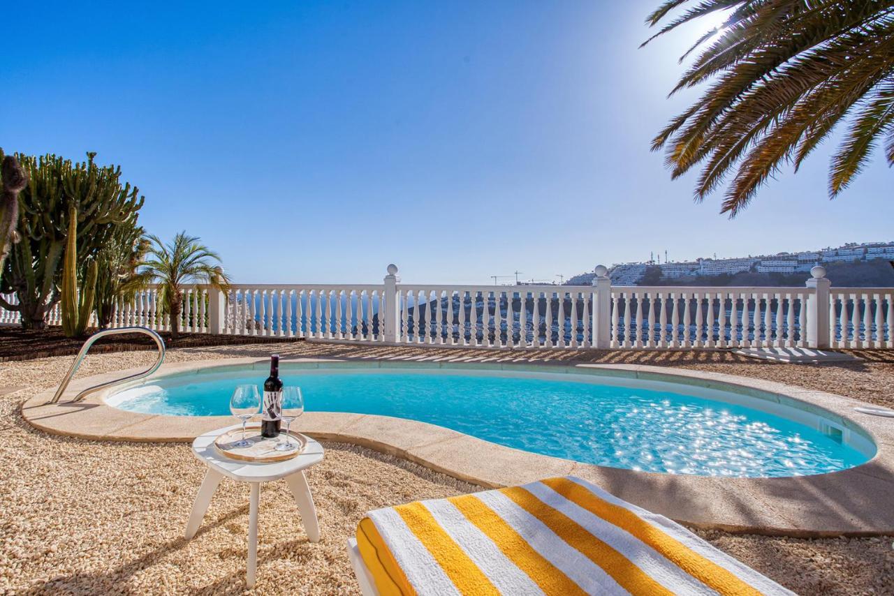 Mogán Stunning Villa With Breathtaking Ocean View מראה חיצוני תמונה