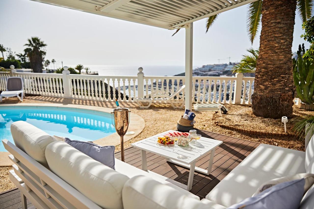 Mogán Stunning Villa With Breathtaking Ocean View מראה חיצוני תמונה